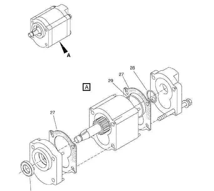 3222306369 路 Gear Pump: A type of hydraulic pump that uses gears to move fluid through a system.